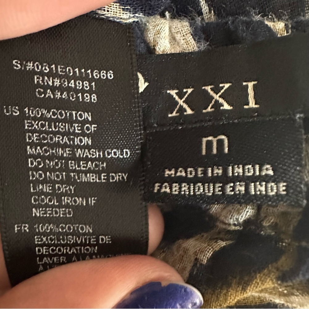 Forever21 animal print strapless top cover up Medium - Picture 15 of 16